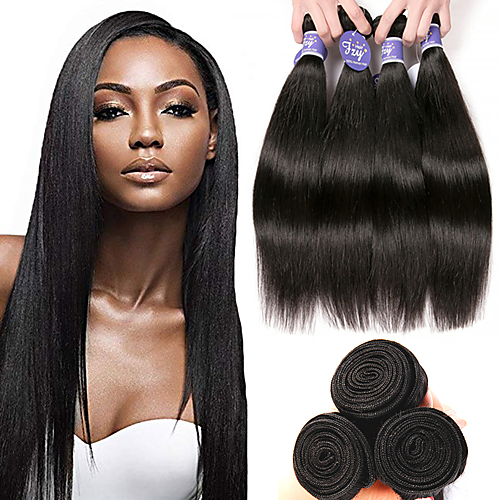 Buy 6 Bundles Brazilian Hair Straight Unprocessed Human Hair 100