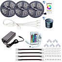 economico Strisce LED-kwb wifi led controller alimentazione wifi wireless smart phone controllato light strip led kit 5050 luci led 15 m (3x5 m) rgb led strip 5050 smd impermeabile ip65 flessibile luce dc 12 v strip lampad