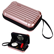 baratos -Bolsa de Cosmético Armazenamento de Maquilhagem Multi-Função / Melhor qualidade / multi-ferramenta Maquiagem 1 pcs Mistura de Material Quadrada Diário / Cosmético Profissional / Alta qualidade Diário