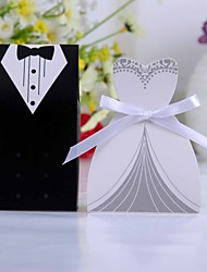 economico -Creativo Carta Porta-bomboniera con Nastri Bomboniere scatole