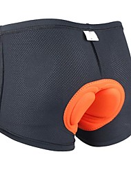 abordables -Arsuxeo Hombre Shorts Inferiores de Ciclismo - Negro Bicicleta Pantalones cortos Ropa interior Pantalones Cortos Acolchados Transpirable Almohadilla 3D Secado rápido Diseño Anatómico Deportes