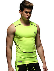 economico -Vansydical® Per uomo Senza maniche Sport Top Asciugatura rapida Esercizi di fitness / Elevata elasticità