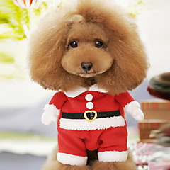 Cane Costumi Abbigliamento per cani Cartoni animati Rosso Cotone Costume Per animali domestici Per uomo Per donna Romantico Cosplay Natale Cane Costumi Abbigliamento per cani Cartoni animati Rosso Cotone Costume Per animali domestici Per uomo Per donna Romantico Cosplay Natale