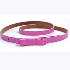 Women's Party Work Active Basic Skinny Belt Waist Belt - Solid Colored Women's Party Work Active Basic Skinny Belt Waist Belt - Solid Colored