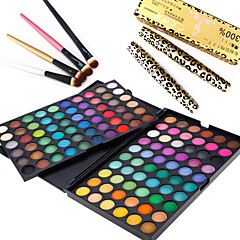 Oční stíny Řasenky Pudry Makeup Oči Řasy Suché Matné Třpyt Voděodolný Zvednuté řasy Lesklé třpytky # 120 barev Kosmetický Péče o srst Oční stíny Řasenky Pudry Makeup Oči Řasy Suché Matné Třpyt Voděodolný Zvednuté řasy Lesklé třpytky # 120 barev Kosmetický Péče o srst