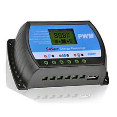 10A 12V/24V Solar Panel Charger Controller Battery Regulator With USB LCD PWM 10A 12V/24V Solar Panel Charger Controller Battery Regulator With USB LCD PWM