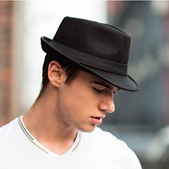 Men's Vintage Bucket Hat / Fedora Hat - Solid Colored Men's Vintage Bucket Hat / Fedora Hat - Solid Colored