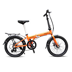 Folding Bike Cycling 7 Speed 20 Inch 40mm Men's Womens Unisex Adult SHIMANO 30 Double Disc Brake