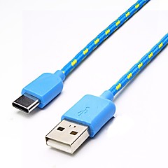 USB 3.1 Cabo adaptador, USB 3.1 to USB 3.1 Tipo C Cabo adaptador Macho-Macho 2.0m (6,5 pés) 10 Gbps USB 3.1 Cabo adaptador, USB 3.1 to USB 3.1 Tipo C Cabo adaptador Macho-Macho 2.0m (6,5 pés) 10 Gbps