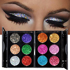 Makeup 6 Øjenskygger / Eye Shadow / Pudder Kosmetik Professionel Længerevarende Daglig makeup / Halloweenmakeup / Festmakeup Makeup Kosmetiske / Glans Makeup 6 Øjenskygger / Eye Shadow / Pudder Kosmetik Professionel Længerevarende Daglig makeup / Halloweenmakeup / Festmakeup Makeup Kosmetiske / Glans
