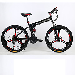 21 speeds Folding Mountain Bike 3 Spokes  Bicicleta Plegable Wheels 26*Frame 17 *Tire 1.95 Mountain Bike 26