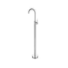 Rubinetto vasca - Moderno Cromo Installazione centrale Valvola in ceramica Bath Shower Mixer Taps / Ottone / Una manopola Un foro Rubinetto vasca - Moderno Cromo Installazione centrale Valvola in ceramica Bath Shower Mixer Taps / Ottone / Una manopola Un foro