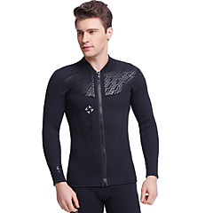 Dive&Sail Men's Wetsuit Jacket 3mm Neoprene Top Thermal / Warm, Quick Dry, Ultraviolet Resistant Long Sleeve - Swimming / Diving / Surfing / Breathable / Breathable Dive&Sail Men's Wetsuit Jacket 3mm Neoprene Top Thermal / Warm, Quick Dry, Ultraviolet Resistant Long Sleeve - Swimming / Diving / Surfing / Breathable / Breathable