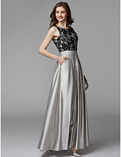 Ankle Length Wedding Guest Dresses Search Lightinthebox Ball Gown Scoop Neck Ankle Length Satin Chiffon Lace Over Tail Party Prom Formal Evening Dress With Pattern Print Insert By Ts