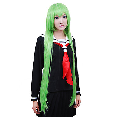 Cosplay Wigs Cosplay C.C. Anime Cosplay Wigs 40 inch Heat Resistant Fiber Women's Halloween Wigs