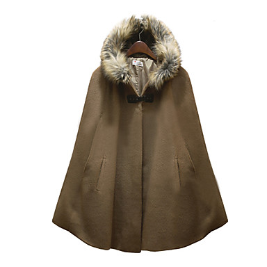 Women's Hooded Tweed Cape (Slim Fit) 512077 2018 – $94.99
