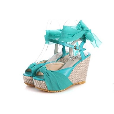 women's buckle round toe slingbacks wedge heel platforms