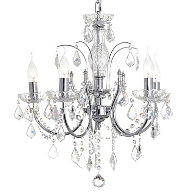 QINGMING® Traditional / Classic Chandelier Uplight - Crystal, 110-120V ...