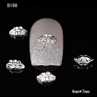 3d Lips Nail Art For Valentines Day Easy Nail Designs