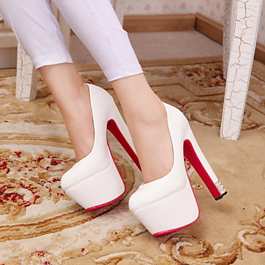 chunky heel round toe