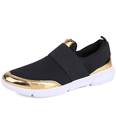 Women's Shoes PU(Polyurethane) Spring / Fall Comfort / Light Soles Loafers & Slip-Ons Flat Heel Round Toe Gold / Silver Women's Shoes PU(Polyurethane) Spring / Fall Comfort / Light Soles Loafers & Slip-Ons Flat Heel Round Toe Gold / Silver