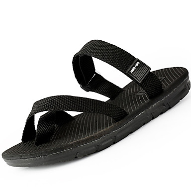 Men's Shoes PU Spring / Summer Comfort / Gladiator / Light Soles Sandals Black / Brown Men's Shoes PU Spring / Summer Comfort / Gladiator / Light Soles Sandals Black / Brown