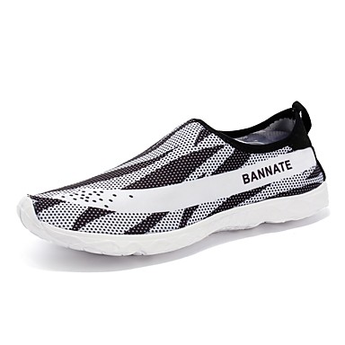 les tulle chaussures de femme de tulle les / pu (polyuréthane) printemps / été du confort des mocassins et glisser ons croûton blanc / noir 26b7e6 les tulle chaussures de femme de tulle les / pu (polyuréthane) printemps / été du confort des mocassins et glisser ons croûton blanc / noir 26b7e6