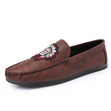 Shoes Leather Spring Summer Comfort Loafers & Slip-Ons for Casual Outdoor Black Brown Khaki Shoes Leather Spring Summer Comfort Loafers & Slip-Ons for Casual Outdoor Black Brown Khaki