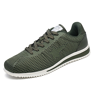 Men's Shoes Mesh Spring / Summer Comfort Athletic Shoes Walking Shoes Black / Gray / Green Men's Shoes Mesh Spring / Summer Comfort Athletic Shoes Walking Shoes Black / Gray / Green
