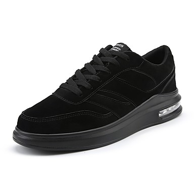 Men's Shoes Suede Fall Comfort Sneakers Black / Gray / Red Men's Shoes Suede Fall Comfort Sneakers Black / Gray / Red