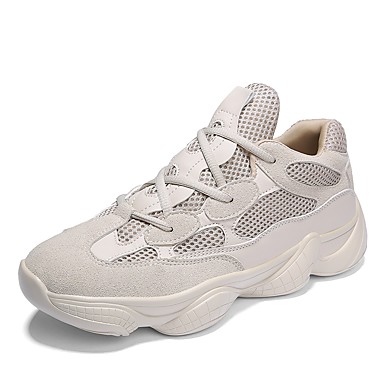Men's Shoes Mesh Fall Comfort Athletic Shoes Walking Shoes Black / Beige / Red Men's Shoes Mesh Fall Comfort Athletic Shoes Walking Shoes Black / Beige / Red