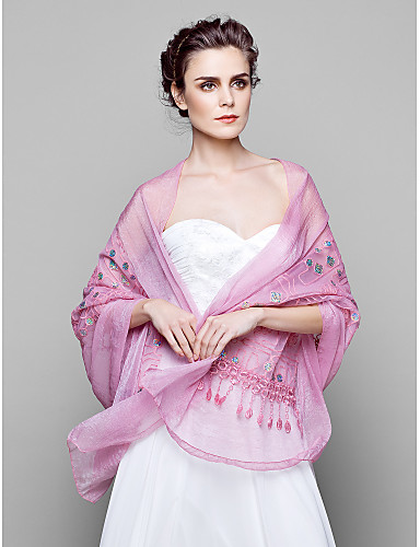 lace tulle wedding wrap