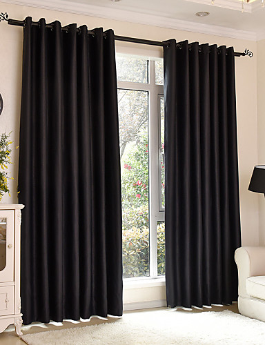 Contemporary Blackout One Panel Curtain Living Room Curtains