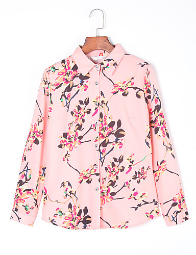 floral chiffon shirt