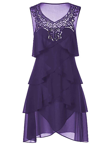 Robe ARELINE Beige Transparente Taille 2 – Neuve Avec étiquettes, Longueur Genou
