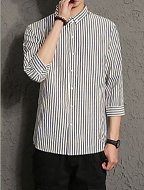 Nuevo 2016 Marca Hombres Camiseta Slim Fit Camisas